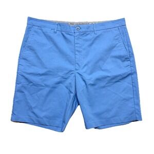 Holderness & Bourne Men's Shorts 36x8.5 Blue Carter Chino Golf Performance